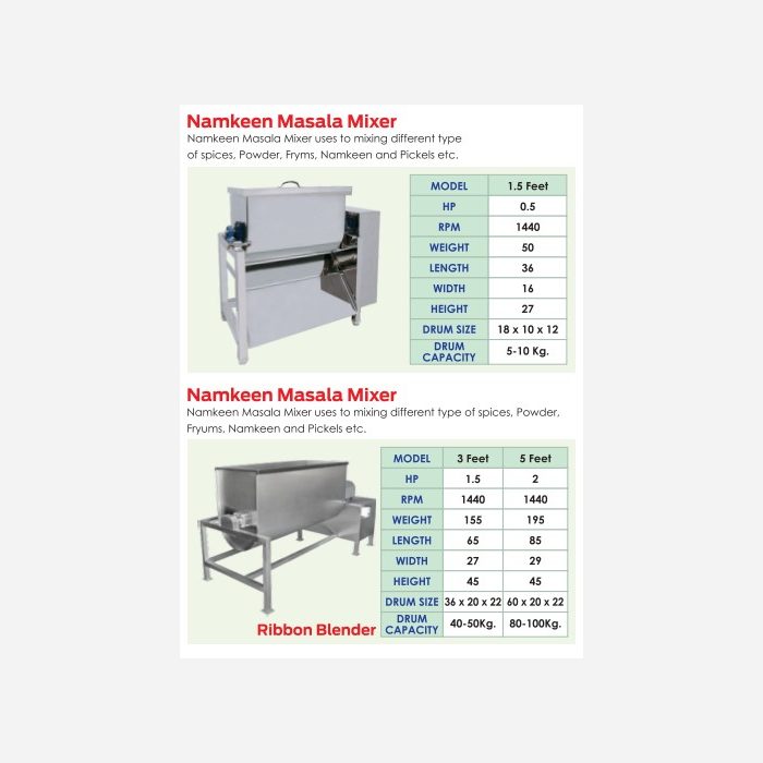 Bhujiya Namkin Masala Mixture Machine